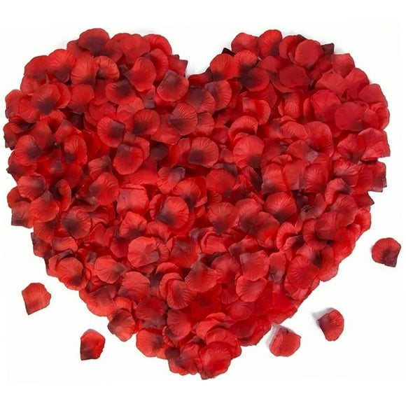 Rose Petal Decoration,2000Pcs Rose Petal Natural Rose Petal Decor Red Rose Petal Ultra Responsive