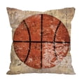 thumbnail image 2 of Juego de fundas para cojines de baloncesto | 17,7"x17,7" Algodón de lino | Fundas decorativas multicolores para sofá, cama | Patrón impreso suave, lavable, duradero | Acento moderno del salón, 2 of 6