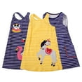 thumbnail image 4 of LYMAYTER 2-8Y Toddler Kids Tulle Dress for Girls Sleeveless Stripes Skirt Baby Princess Tutu Cotton Skirt, 4 of 10