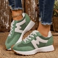 thumbnail image 2 of YLYL Sneakers for Women 2026 Arch Support Memory Foam Lace up Non Slip Comfortable Casual Walking Running Shoes, 2 of 9