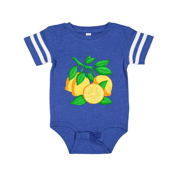 Inktastic I Love Lemons with Lemon Tree Branch Illustration Boys or Girls Baby Bodysuit