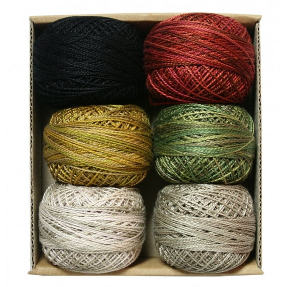 Valdani Pearl Cotton Ball Size 12 109yd 6 Colors Berties Year Collection