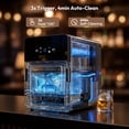 thumbnail image 2 of Simzlife Sphere Ice Machine, 108 Pcs/Day, 2.4" Crystal Clear Ice Ball Maker with Self-Cleaning & Timer, Large Capacity Ice Maker for Home Bar, Whiskey & Cocktails, 2 of 9