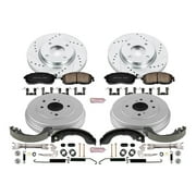 Power Stop Front & Rear Z23 Evolution Brake Drum Kit K15253DK