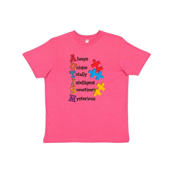 Inktastic Autism Acrostic Youth T-Shirt