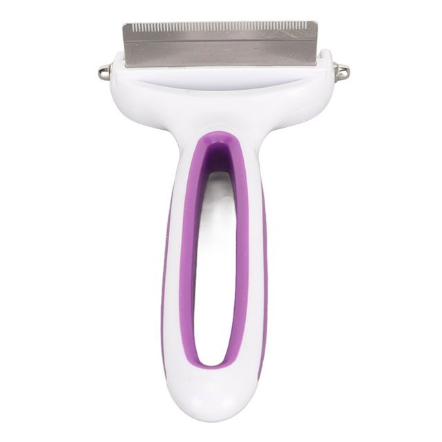 Pet Deshedding Brush Dog Shedding Brush 2 In 1 Deshedding Tool And Dematting Undercoat Rake Comb Removing Knots Pet Brush For Cats Dogs
