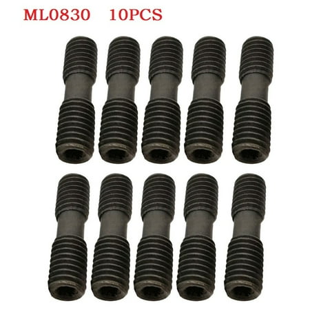 

10Pcs Ml0520 Ml0620 Ml0625 Double Head Screws Cnc Lathe For Turning Tool Holder