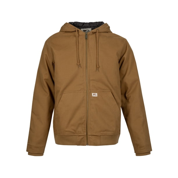 Wells Lamont Men's Workwear Insulated Duck Quilted Lined Full Zip