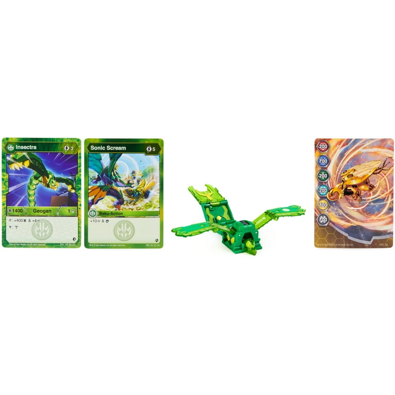 Forøge eksistens At interagere Bakugan Geogan, Insectra, Geogan Rising Collectible Action Figure and  Trading Cards - Walmart.com