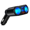 thumbnail image 1 of Tabón De Encendedor Automático, 3 En 1 Cargador De Automóvil Portátil USB Dual Para Accesorios Para Automóviles, 1 of 8