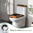thumbnail image 5 of HELLHERO Holiday Dressing Black Cat Toilet Top Cover of 2 Pieces Pumpkin Adjustable Lid Cover Set for Toilet Washable and Reusable Household, 5 of 5
