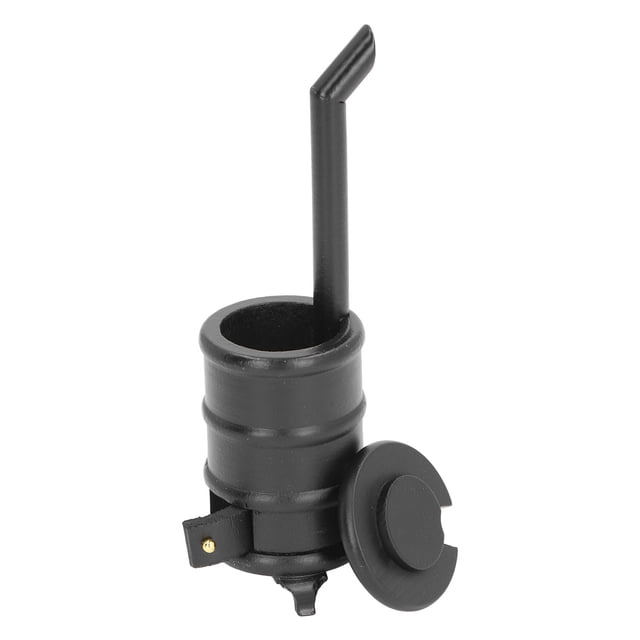 1 : 12 Dollhouse Miniature Stove Lifelike Wooden Black Stove Model Adorable Exquisite Miniature Kitchen Furniture Decor