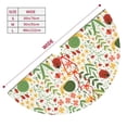 thumbnail image 3 of Sikiie Ladybug And Wild Flowers 30-48 inches {designName} Print Christmas Tree Skirt Snowman Xmas Tree Skirt with Edge Christmas Decorations for Holiday Party-48", 3 of 7