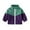 Green \ Purple, variant on YTDSCS Toddler Kids Boys Summer Sunscreen Jacket Lightweight Breathable Outwear 1-8 Years Colour Blocking Cartoon Coats