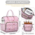 thumbnail image 4 of Pioneer Flower Floral Print Pattern Womens Lunch Box for Work,Insulated Large Lunch Bag for Tween and Teen,Loncheras Para Mujer,Leakproof Adult Lunch Bag for Work,Beach,Travel,Picnic,Camping, 4 of 6