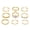 Golden, variant on AYYUFE 9 Pcs/Set Lady Finger Ring Exquisite Vintage Simple Creative Ring Set for Gift Alloy Gold