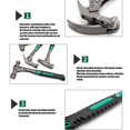 thumbnail image 6 of High Hardness Hammer Shock Absorbing Handle Hammer for Electrician Carpenter, 6 of 6
