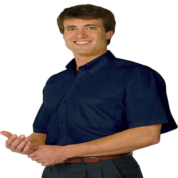 Edwards Garment [1245] Men'S Lightweight Short Sleeve Poplin Shirt
