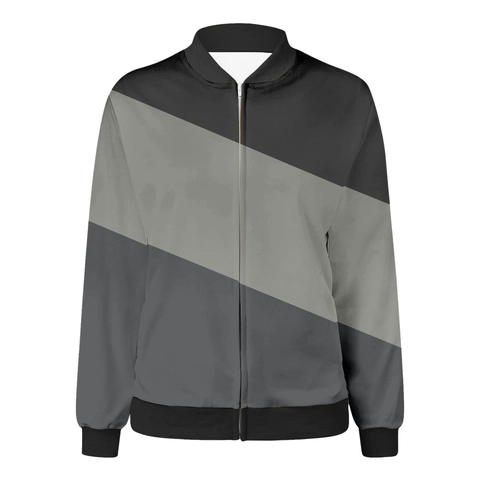 【希少】Sports Jacket SHIXIAOO Men's Casual Loose Fit Zip Up Sports Jacket with Color