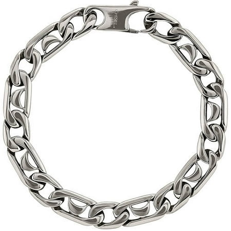 Primal Steel Stainless Steel Polished Links Bracelet