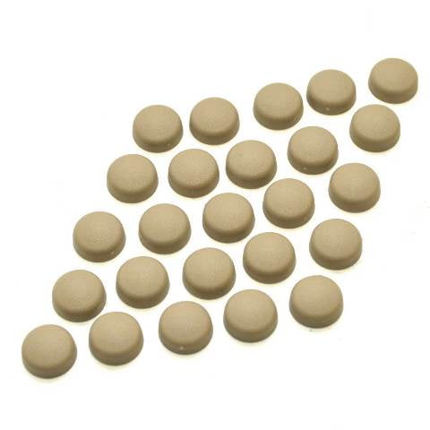 Lund Boat Button Snap Covers | Taupe 3/4 Inch (Set of 25)