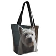 thumbnail image 2 of Haiem Dog Wrapped in Towel 1 Pattern Shoulder Bag - Durable and Spacious Tote Bag,Versatile Shopping Bag, 2 of 9