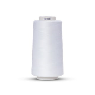 Allary White 100% Polyester Sewing Thread, 200 yd