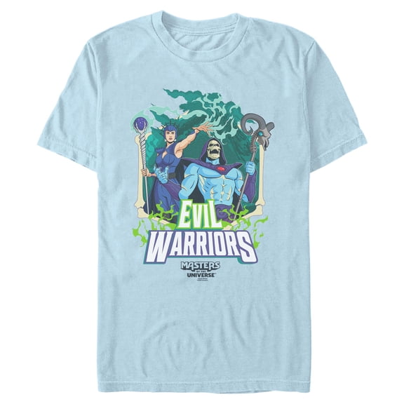 Mens Masters of the Universe Skeletor and Evil-Lyn Classic Evil Warriors T Shirt