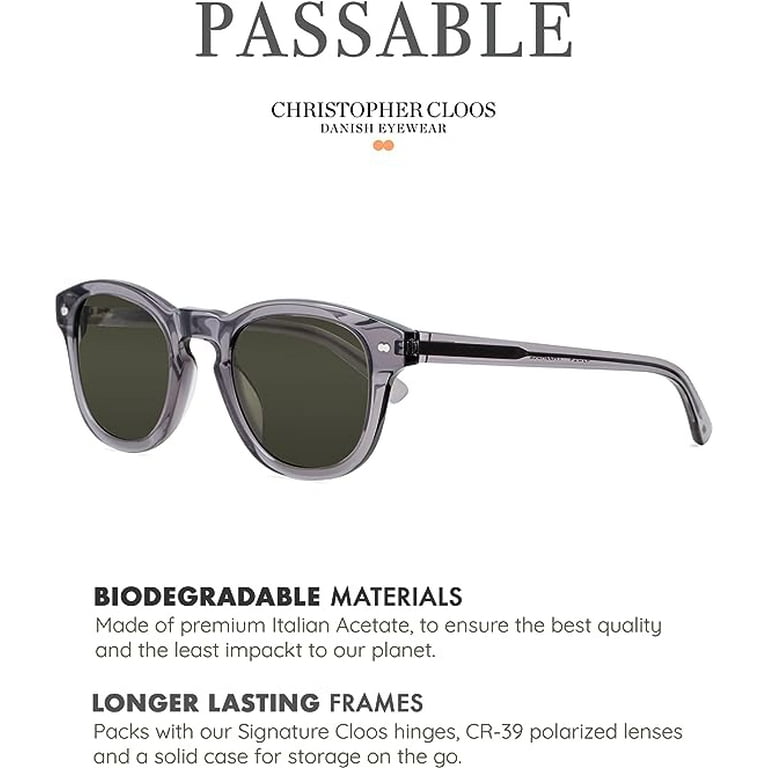 Christopher Cloos - Passable Grey Tonic - Round Polarized 