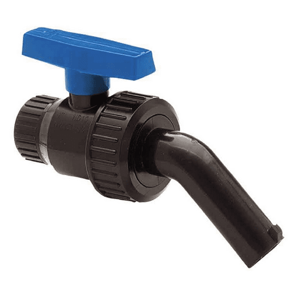 60479 Norwesco 1 Inch Single Union Ball Valve With 45° Nozzle