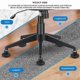 thumbnail image 3 of 5Pcs Office Chair Swivel Caster Wheels, 2 Inch Stool Bell Glides, 3 of 5
