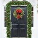 thumbnail image 2 of Guirnalda navideña con piñas y bayas rojas, coronas navideñas artificiales para el hogar, árboles de Navidad, puertas, escaleras, decoración de Año Nuevo, 2 of 5