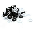 thumbnail image 4 of Hair Ties Elastic for Baby, (White and Black) Small 100 pices, 4 of 4