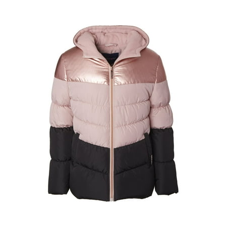Limited Too Metallic colorblock puffer jacket (big girls)