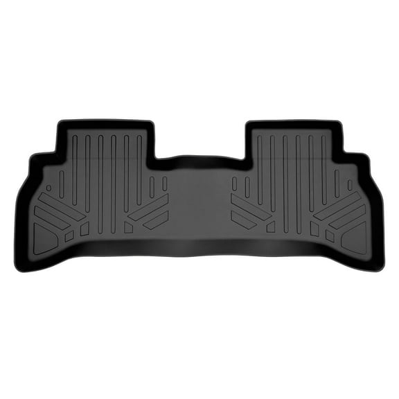 SMARTLINER All Weather Custom Fit Floor Mats 2nd Row Liner Black Compatible With 2021 Chevrolet Trailblazer (FWD Only)