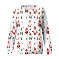 thumbnail image 5 of Futezty Womens Long Sleeve Tops Christmas Print Sweatshirts Fall Pullover Crewneck Soft Elegant Shirts Boho for Women, 5 of 5