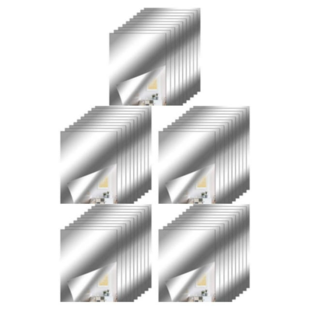 Guardoinrt 6pack/lot Non Glass Mirror Stickers Add Touch Of Elegance To Any Space Easy To Past 5Set
