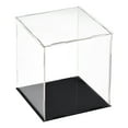 thumbnail image 1 of Caja de exhibición clara de acrílico Uxcell, protección contra el polvo, cubo de exhibición para coleccionables, 7.9 x 7.9 x 9.8 pulgadas, 1 of 6