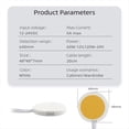 thumbnail image 4 of 10 Piezas DC12V 24V Sensor Penetrable Inteligente 5A 60W Panel de Madera Interruptor Táctil Adecuado para Gabinete Interruptor LED, 4 of 5