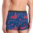 thumbnail image 3 of Goofa Chicken and Rooster Printed Men's Boxer Briefs Underwear, Moisture-Wicking Underwear, Trunk,Soft and Breathable Cotton Underwear-, 3 of 9