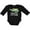 AB-Black, variant on Inktastic Alligator Handsome Like Daddy Baby Boy Boys Long Sleeve Baby Bodysuit