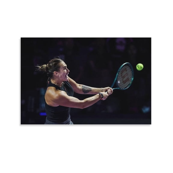 Aryna Sabalenka Tennis Poster (9) Artworks Picture Print Poster Wall Art Painting Canvas Gift Decor Home Posters Decorative 16x24inch(40x60cm)