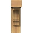 thumbnail image 2 of Ekena Millwork 5 1/2"W x 18"D x 18"H Balboa Block Smooth Bracket w/ Offset Brace, Western Red Cedar, 2 of 25