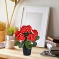 thumbnail image 5 of Artificial Potted Flowers In Pots – Realistic Rustic Table Centerpiece For Home, Bathroom, Kitchen, Indoor & Outdoor Decor, 5 of 9