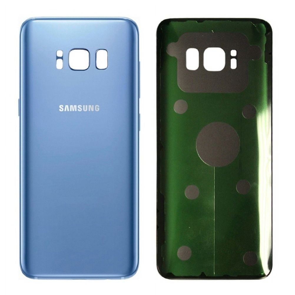 For Samsung Galaxy S8 - Blue Back Cover, Glass Battery Door