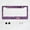 CPK-0247, variant on 1PC Halloween license plate holder, purple license plate holder, bat spider web pattern license plate cover, 2-hole license plate holder, US license plate, 12x6 inches