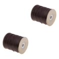 thumbnail image 3 of Guardoinrt 170M/Roll Fil de Cordon de Coton Ciré Perle DIY String Bijoux 1.5mm Brun 170 Mètres 2Set, 3 of 6
