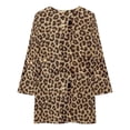 thumbnail image 3 of Leopard Print Loose Dress Evening Dress Summer Dresses for Women Luxury Dress Long Sleeved Dress, 3 of 4