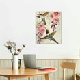 thumbnail image 3 of Nawypu   Birds Canvas Wall Art Hummingbird with Flowers Pictures Wall Decor Vintage Animals Artwork for Bedroom Living Room Decorations Ready to Hang, 3 of 5