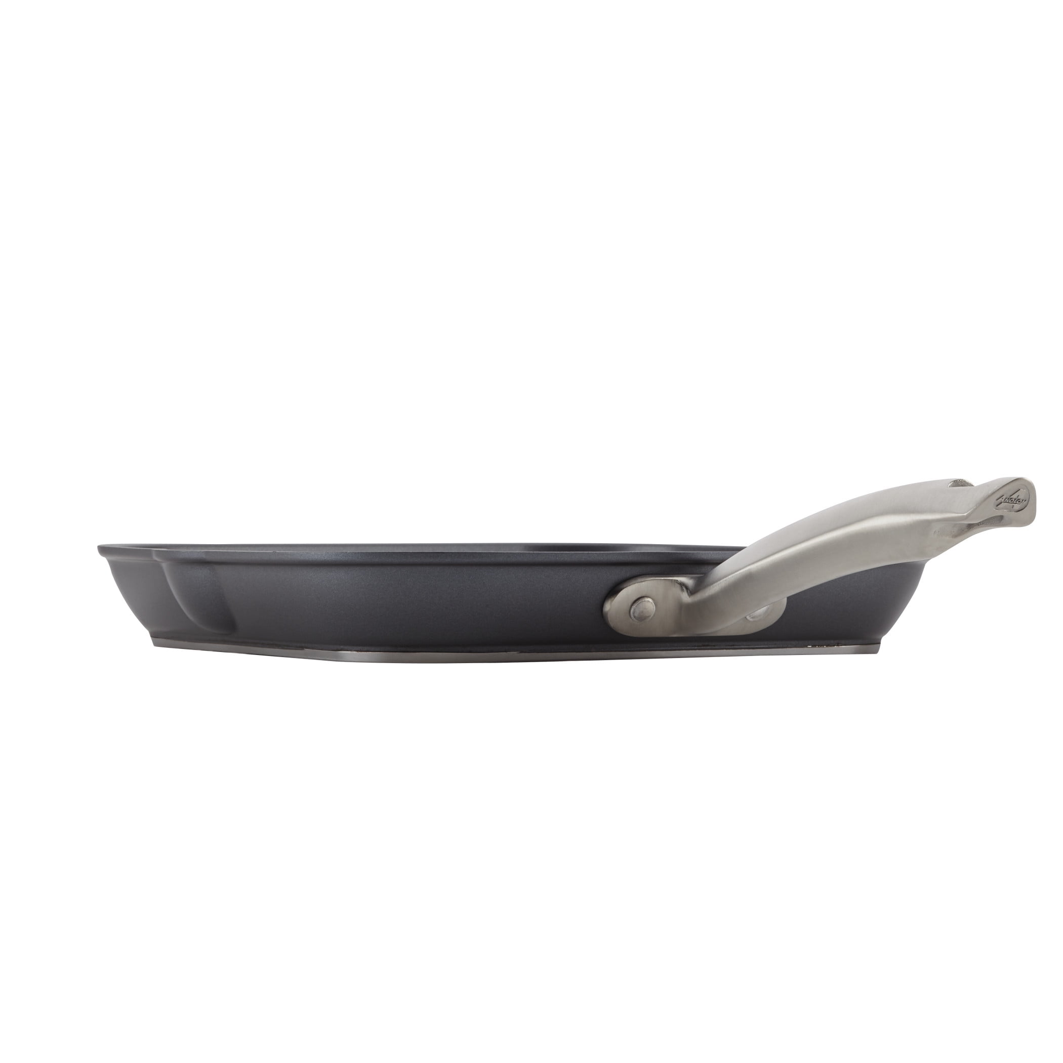 Anolon Accolade 11 Inch Forged Hard-Anodized Nonstick Square Grill Pan, Moonstone